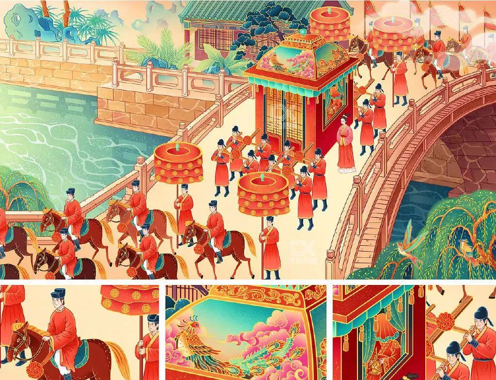 國(guó)潮插畫風(fēng)格